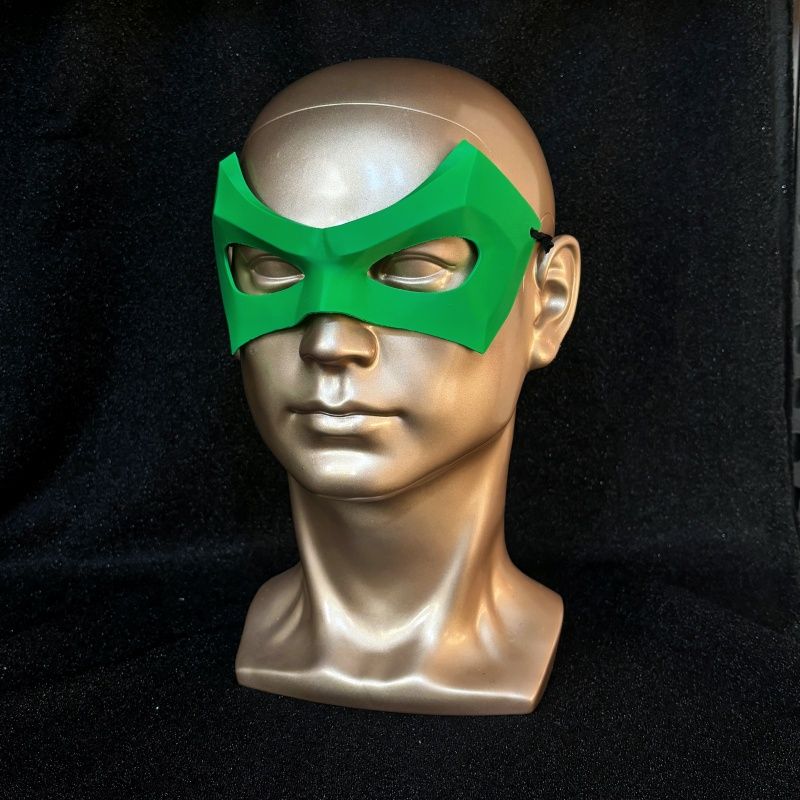 Respirator Half Face - アニメスーパーヒーローグリーンコスプレアイマスク PLA 大人用ハーフフェイスマスクハロウィンカーニバルコスチュームアクセサリーパーティーロールプレイ小道具