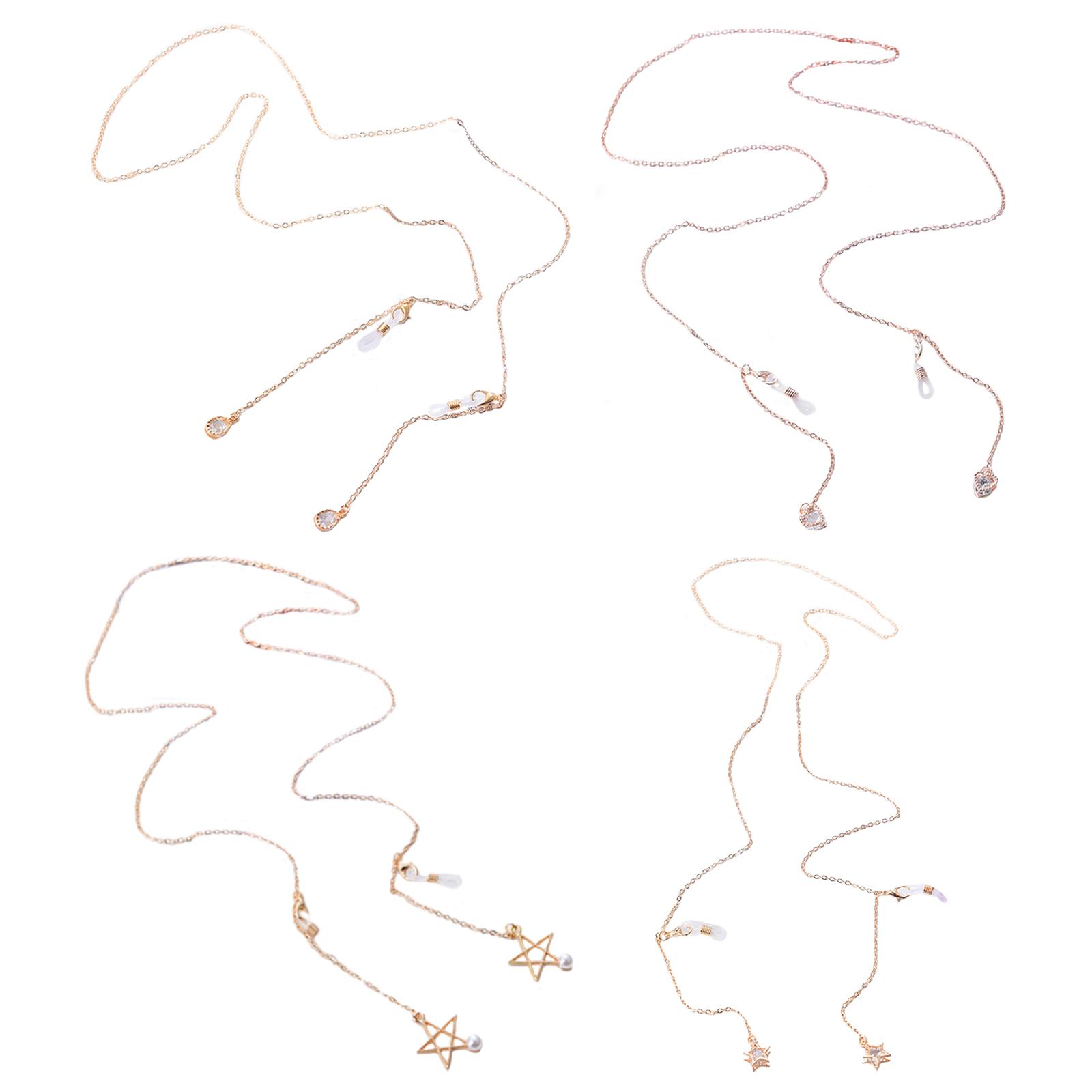 Mask Chain Holder - ファッションサングラス眼鏡チェーンスタイリッシュなリテーナーランヤードホルダーストラップマスクホルダーチェーン女性用女の子男性用