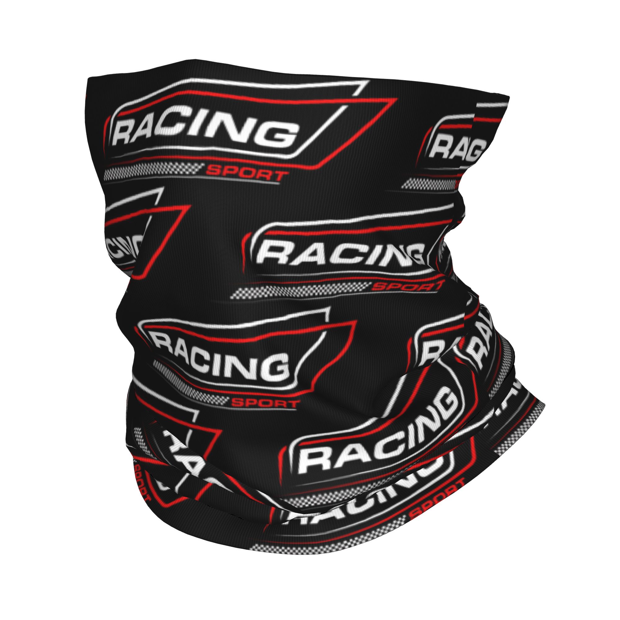 Neck Gaiter Face Cover - カスタムレーシングスピードレースバンダナネックゲイターUVカットフェイススカーフカバー男女兼用エクストリームスポーツヘッドウェアチューブバラクラバ