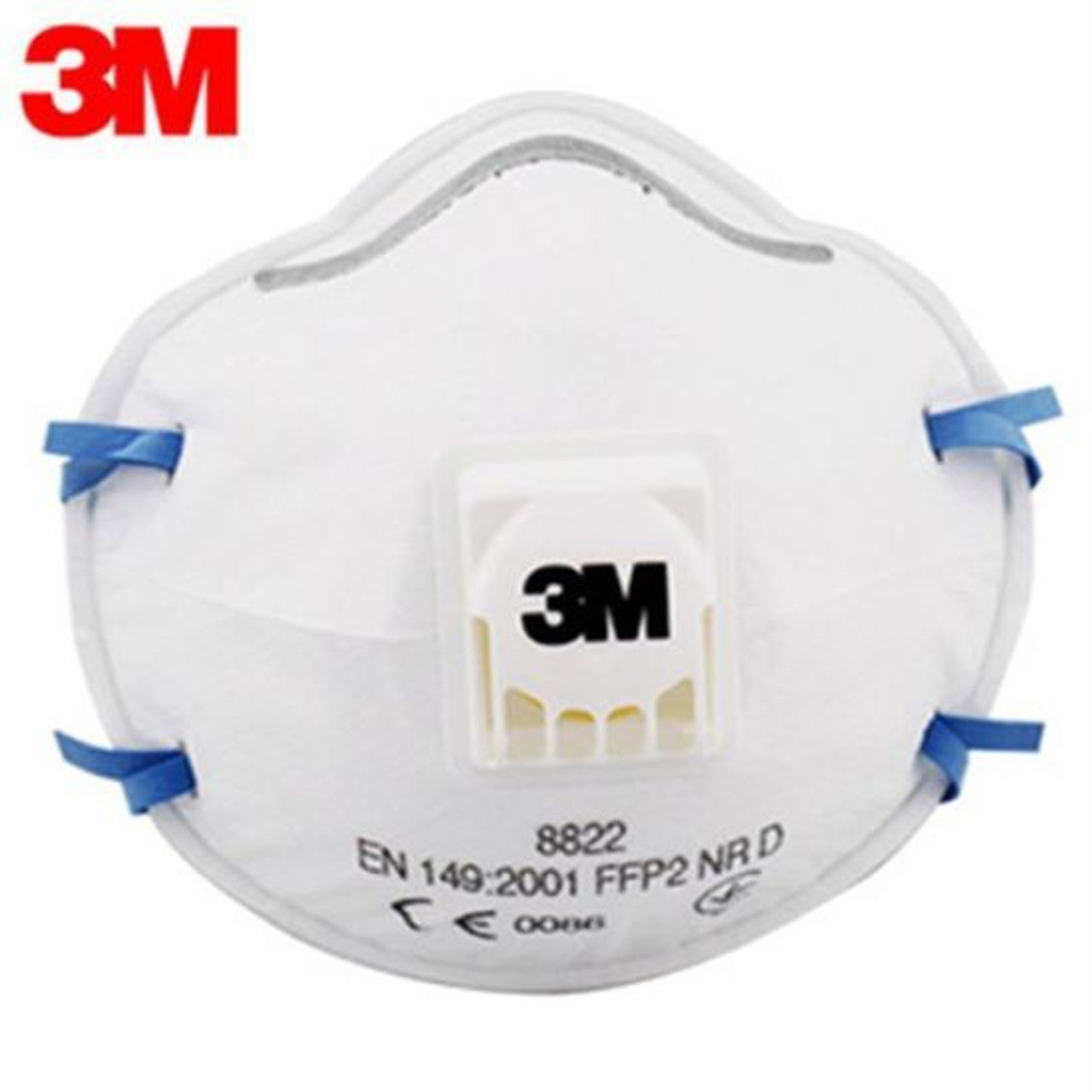 Dust Mask Construction - 3M 8822 防護マスク 粒子状物質、霧、花粉、粉塵、研磨用ヘッドバンド、呼吸バルブ付きマスク