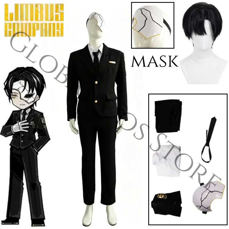 ゲームキャラクター リエン コスプレ衣装 リンバスカンパニー - Black Face Mask Pack のレビューと価格