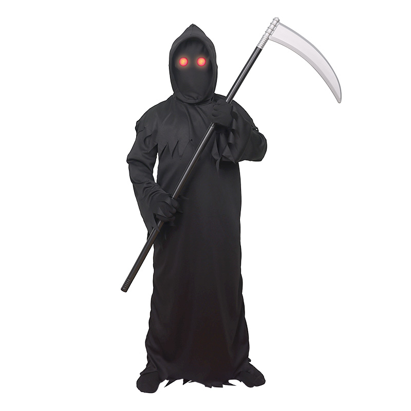 ハロウィン死神ホラーコスチューム 黒い帽子 奇妙なゴーストロ - Black Face Mask Pack のレビューと価格
