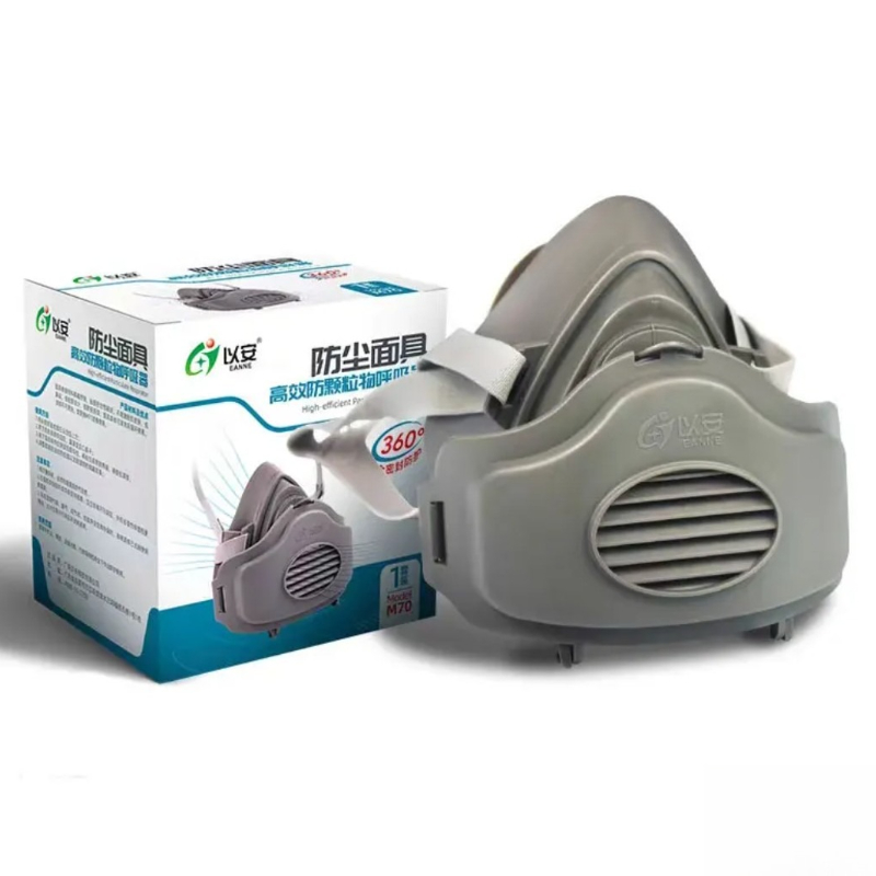 防塵マスク 防塵作業用安全ゴムマスク ハーフフェイス防塵マス - Respirator Half Face のレビューと価格