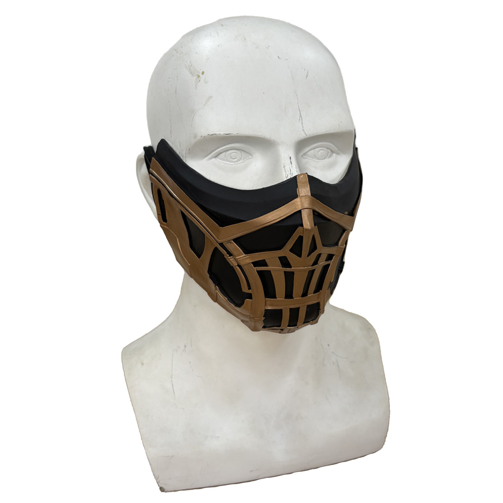 モータルコンバットハーフフェイスマスクコスプレサブゼロスコー - Respirator Half Face のレビューと価格