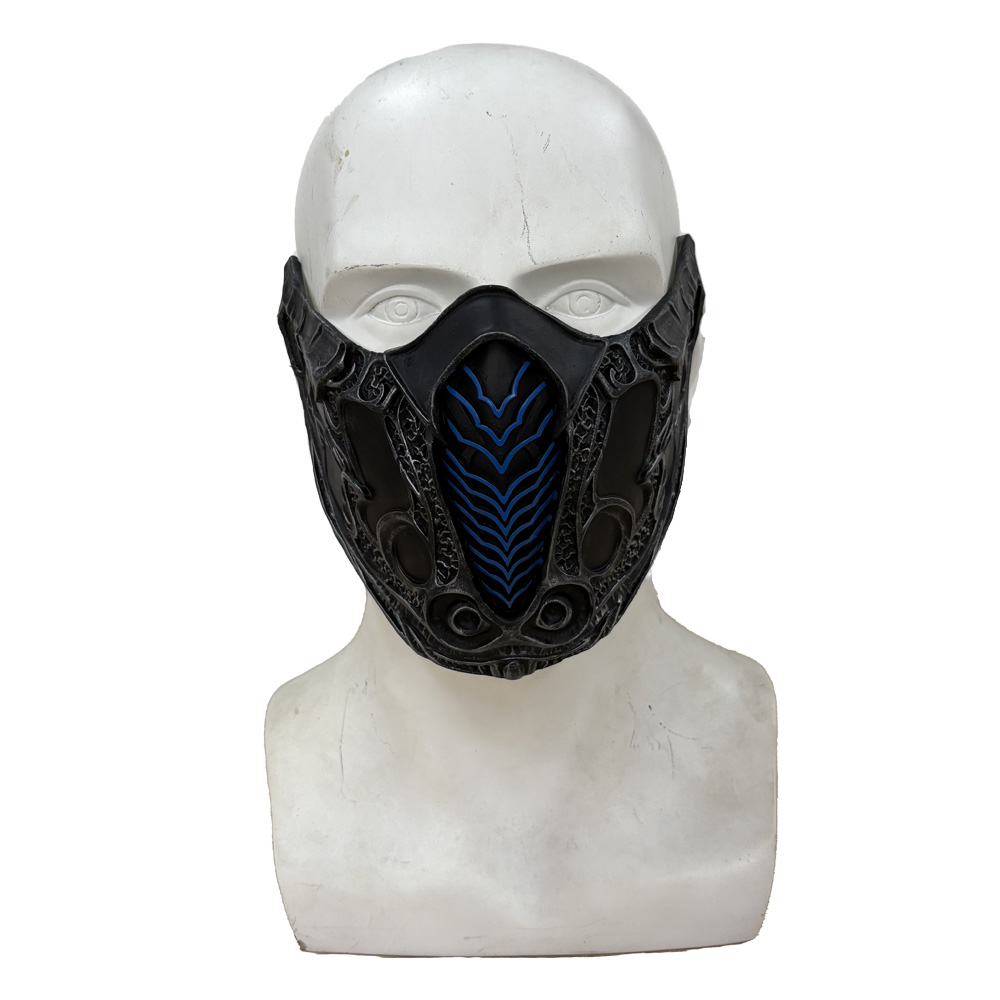 モータルコンバットハーフフェイスマスクコスプレサブゼロスコー - Respirator Half Face のレビューと価格