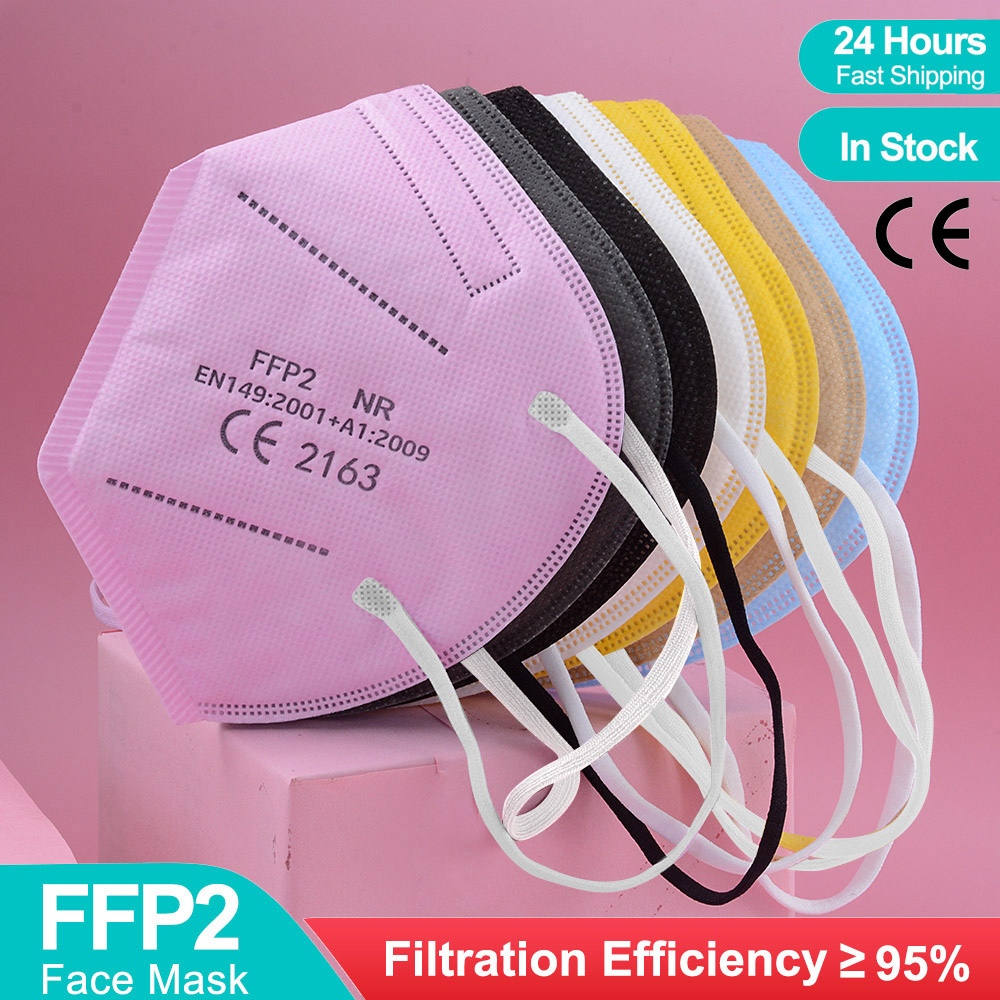 KN95フィルター付き5層ffp2マスク,95% フィルタリ - Black Face Mask Pack のレビューと価格