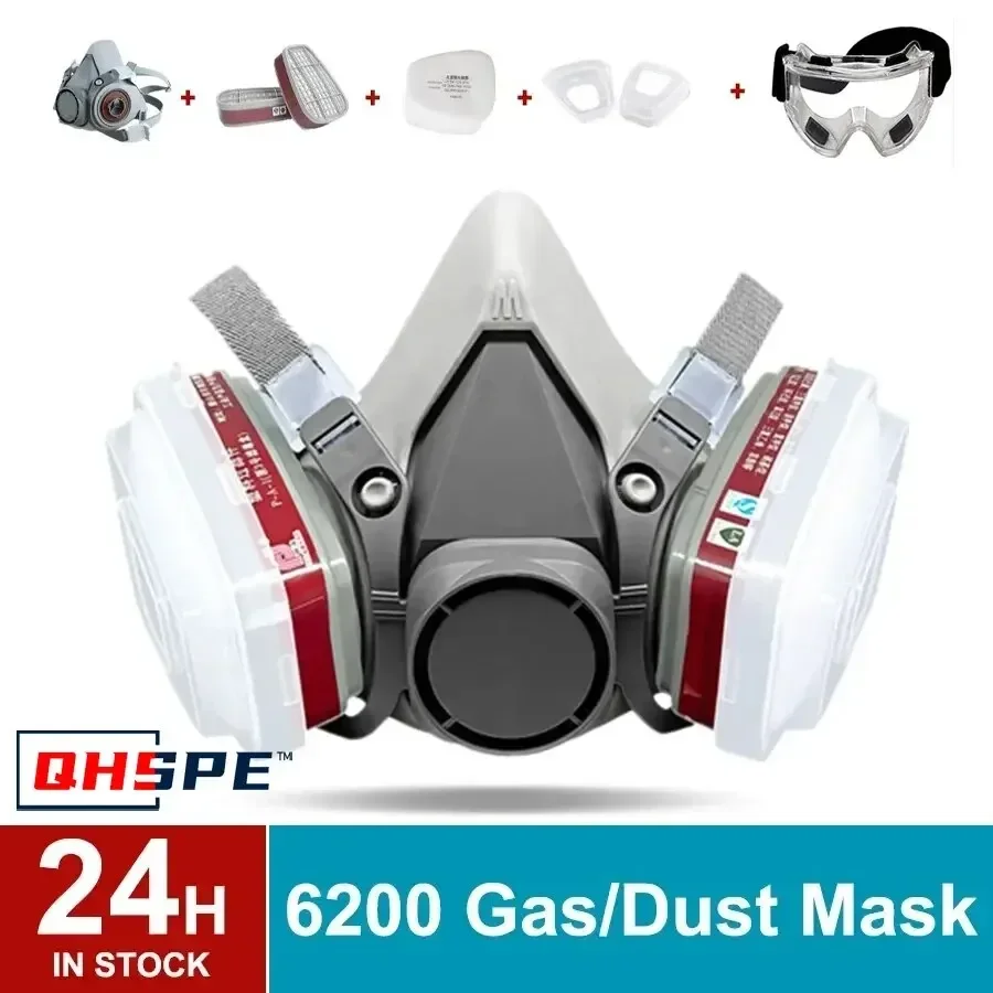 綿フィルター付きの再利用可能なハーフフェイスマスク,レスピレ - Dust Mask Construction のレビューと価格