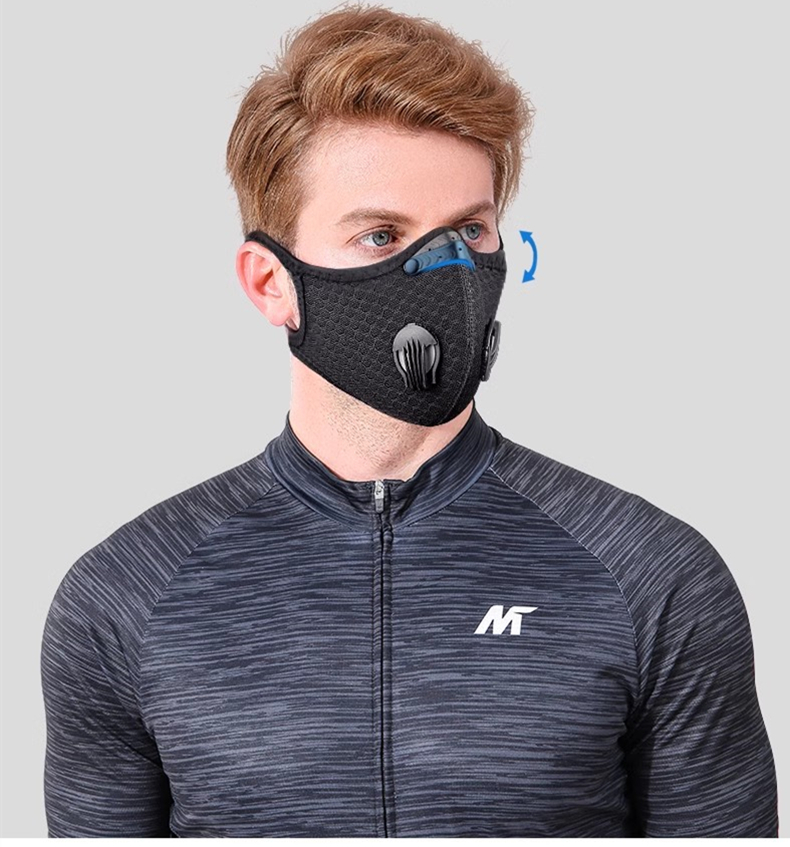 サイクリングマスク スポーツ 洗える 再利用可能 フィルター - Anti Pollution Mask のレビューと価格