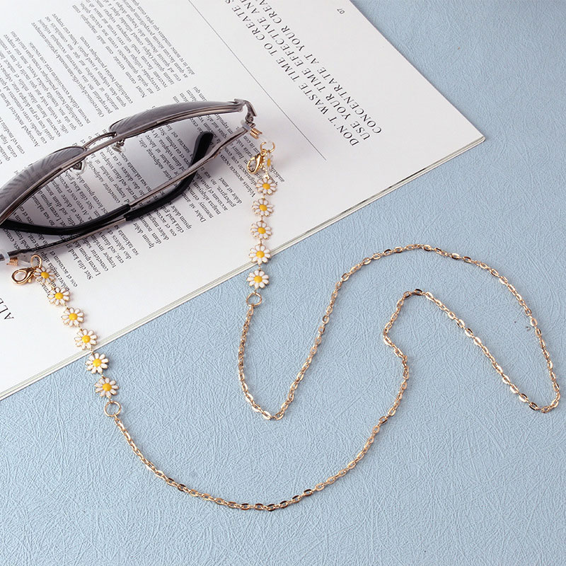 スタイリッシュな花メガネチェーン女性のためのファッションカラ - Mask Chain Holder のレビューと価格