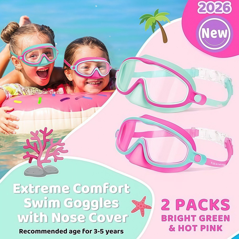 子供用スイムゴーグル ノーズカバー付き UV耐衝撃 広視野  - Anti Pollution Mask のレビューと価格