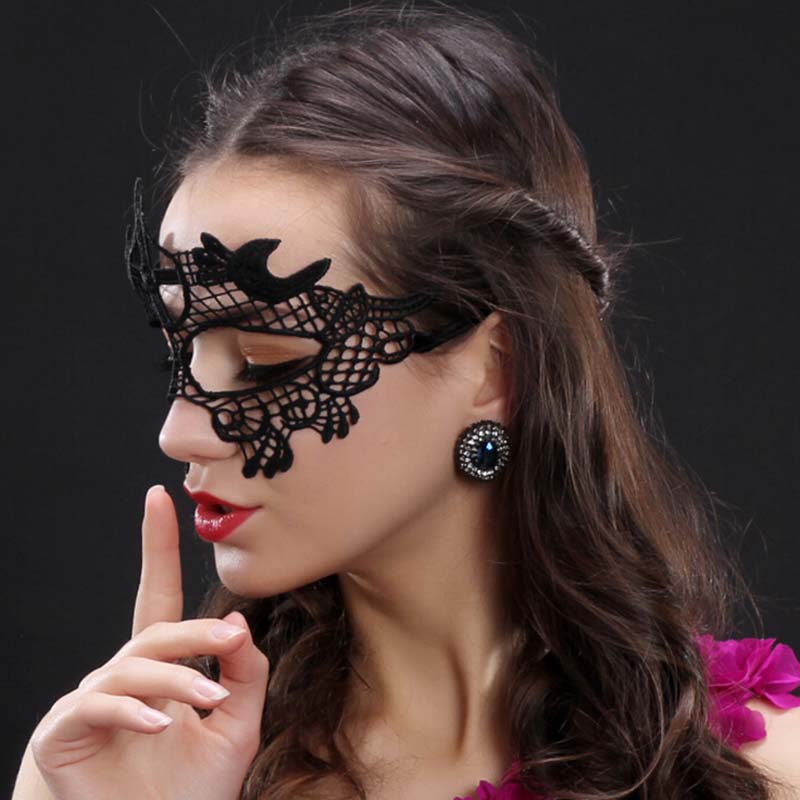 セクシーな女性用レース中空マスカレードマスク、カーニバル、ハ - Respirator Half Face のレビューと価格