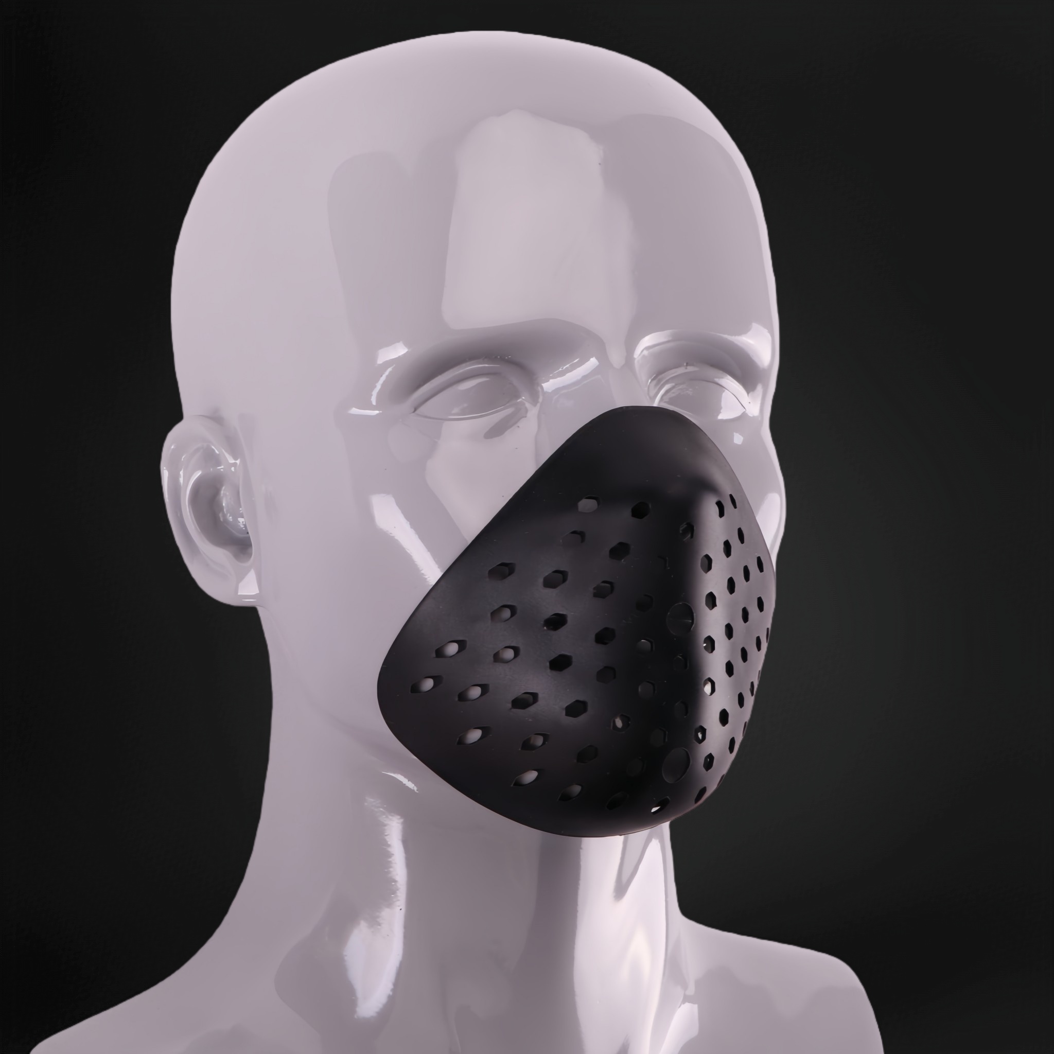 スパイダーフェイスシェルマスク シリカゲル ハロウィン コス - Respirator Half Face のレビューと価格