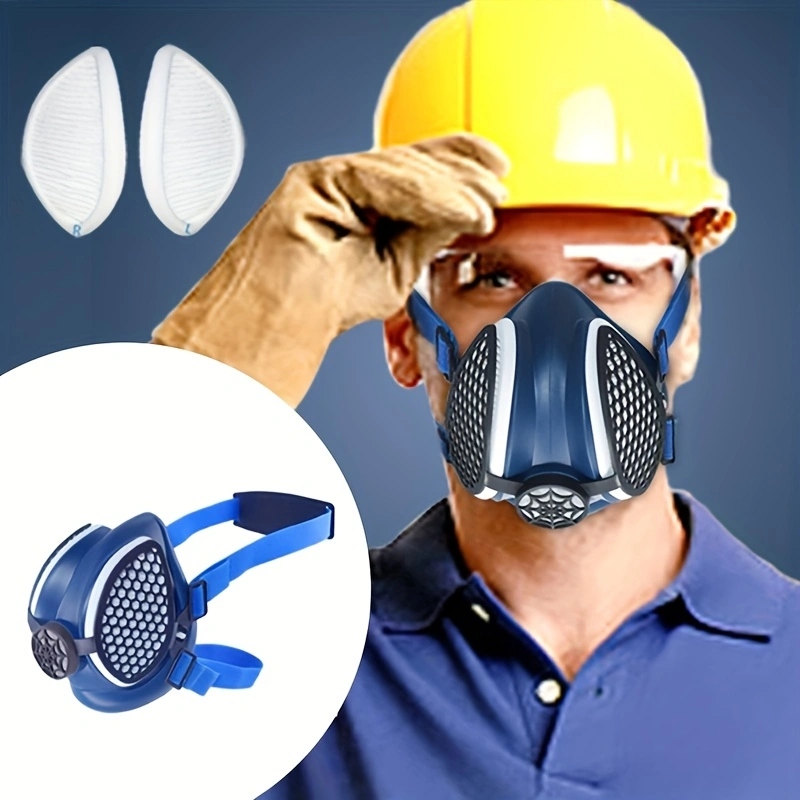 交換可能で再利用可能なフィルター付きシリコンハーフマスクマス - Kn95 Respirator Mask のレビューと価格